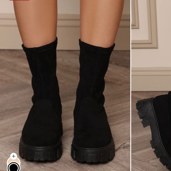 Black boots for sale - Picture 3 of 4